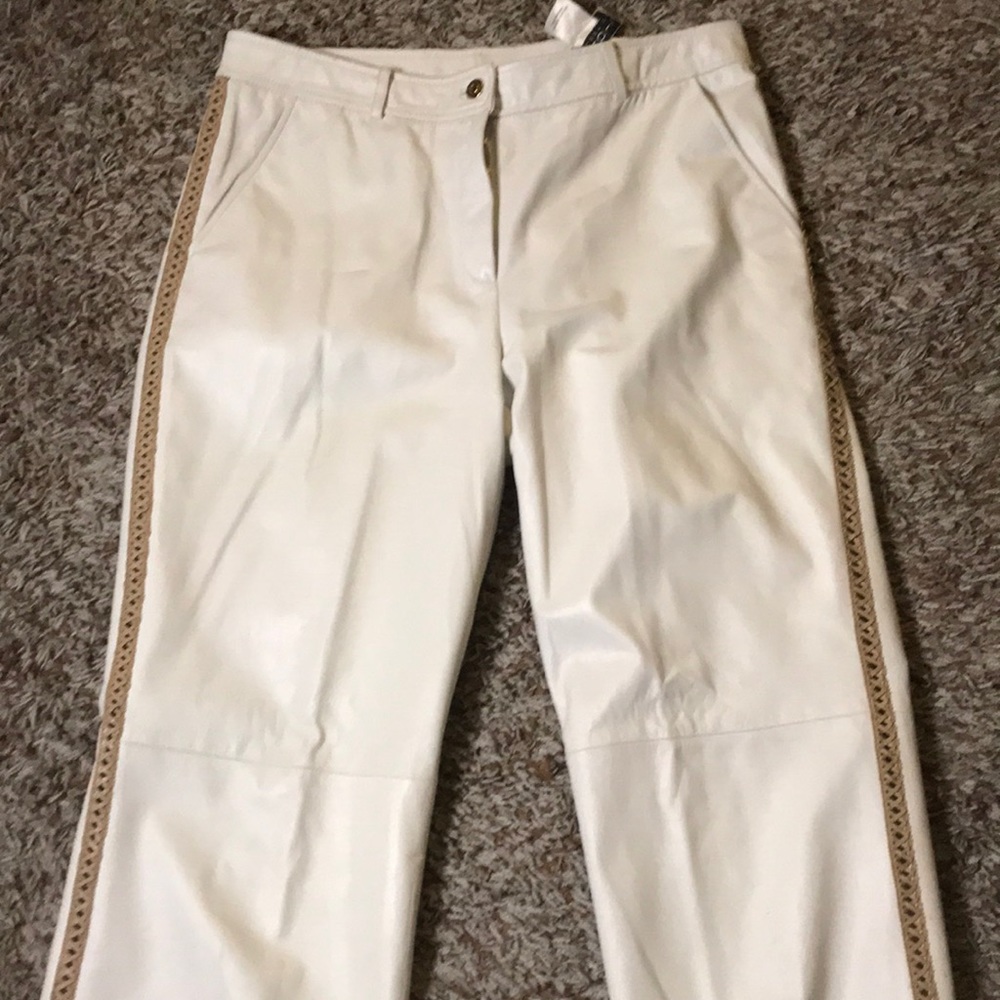 St John Collection by Marie Gray leather pants